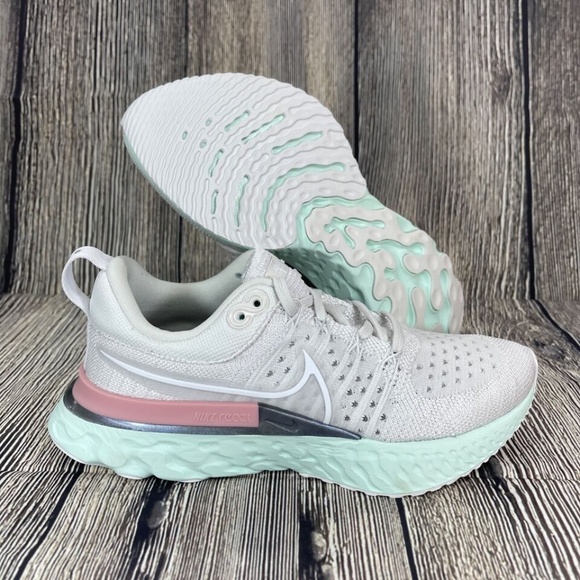 Nike Shoes - Nike React Infinity Run Flyknit 2 Platinum Tint/Barely Green Wmns 9 CT2423-007